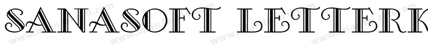 Sanasoft Letterkz Regular字体转换